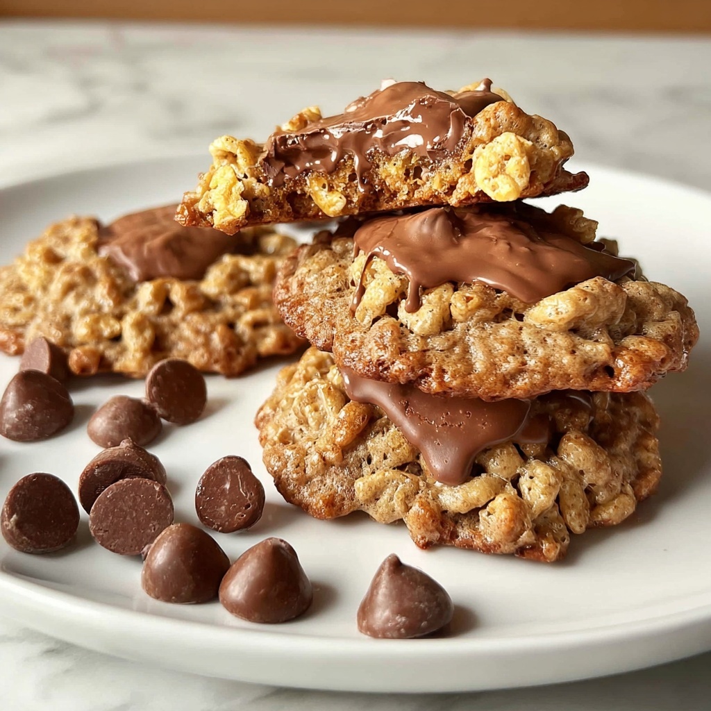 Crunchy Chocolate Chip Rice Krispie Cookies to Love! Recipe - Recipe Image