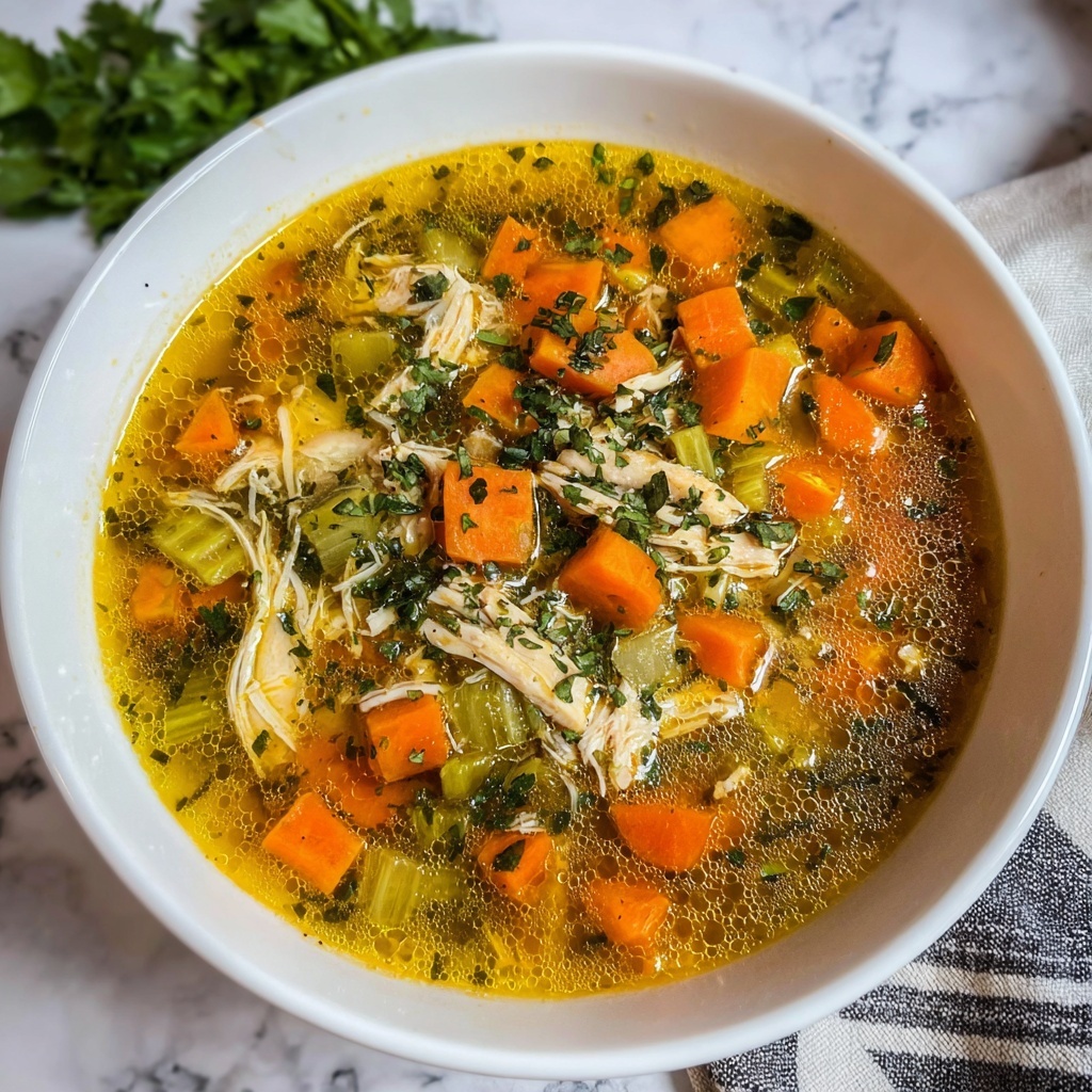 Mediterranean Lemon Chicken Soup Recipe - Recipe Image