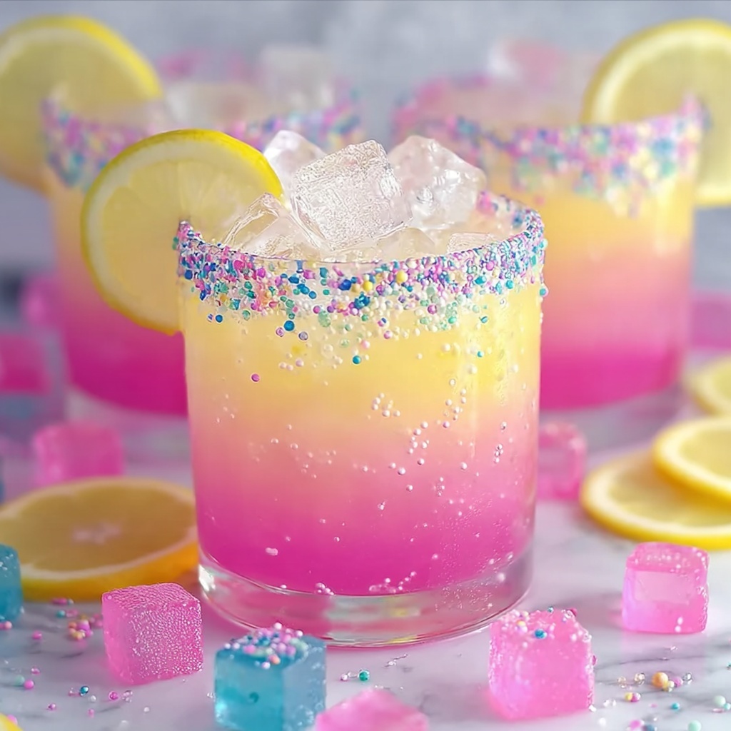 Enchanted Unicorn Lemonade: Refreshing Magic in a Glass Recipe - Recipe Image