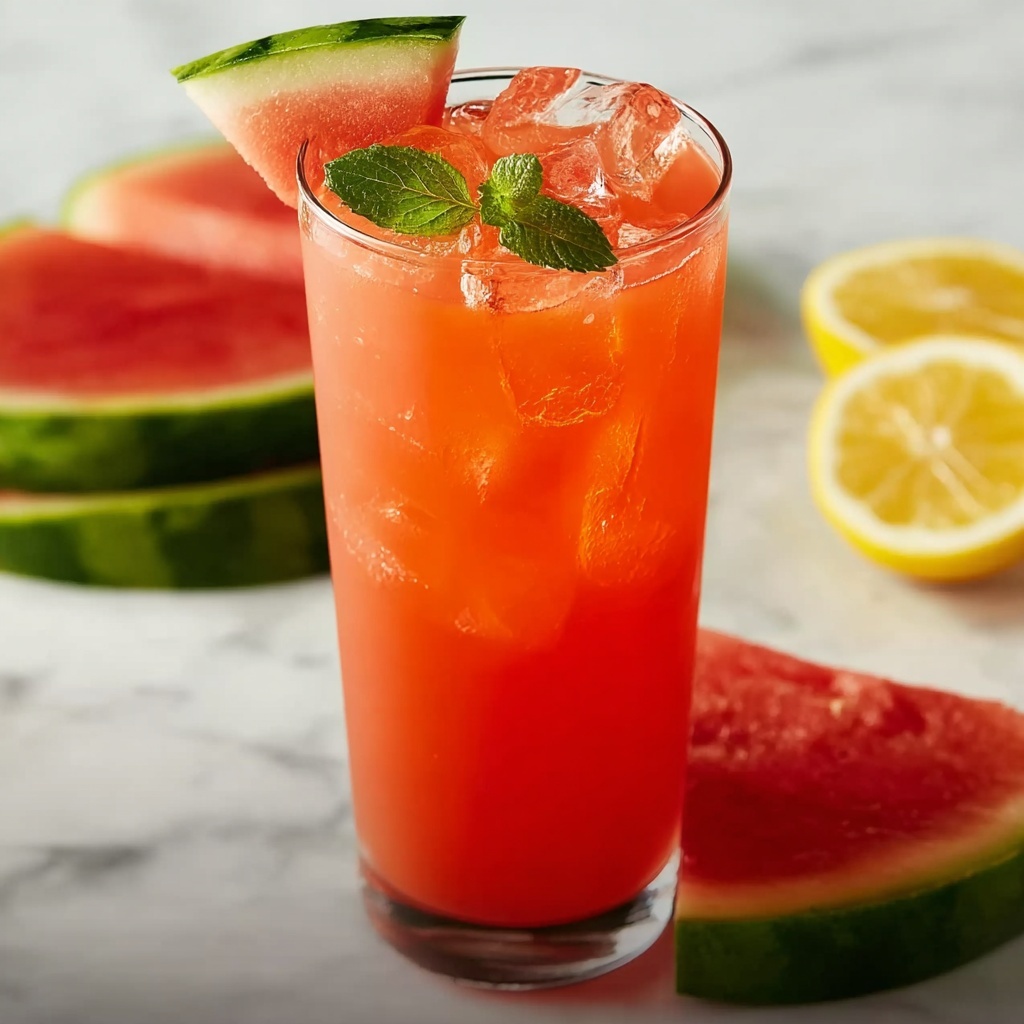 Refresh Your Summer with Homemade Watermelon Lemonade Recipe - Recipe Image