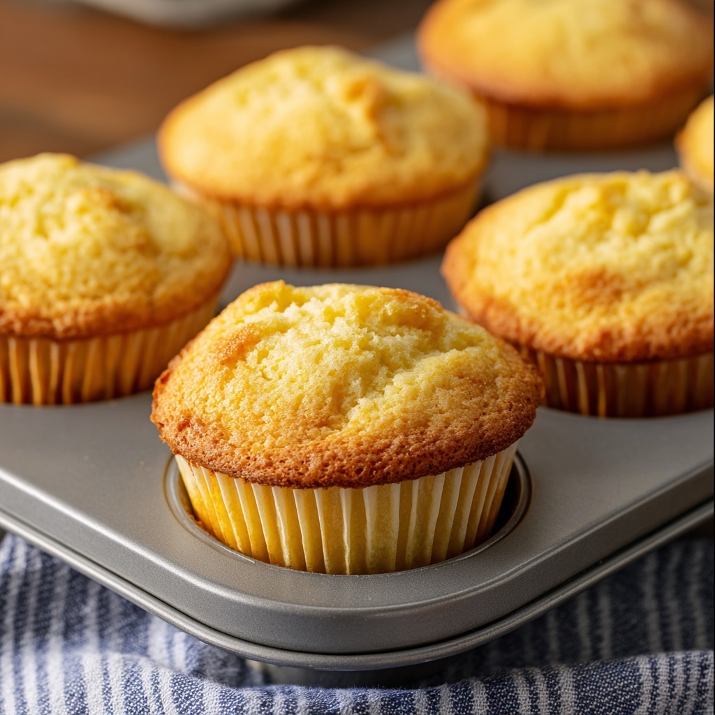Sweet Cornbread Muffins Recipe - Recipe Image