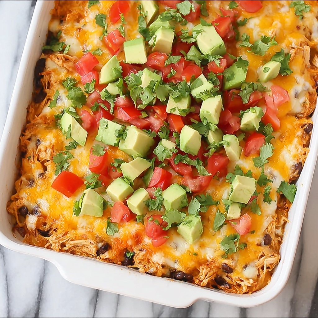 Cheesy Mexican Chicken Casserole Recipe - Recipe Image