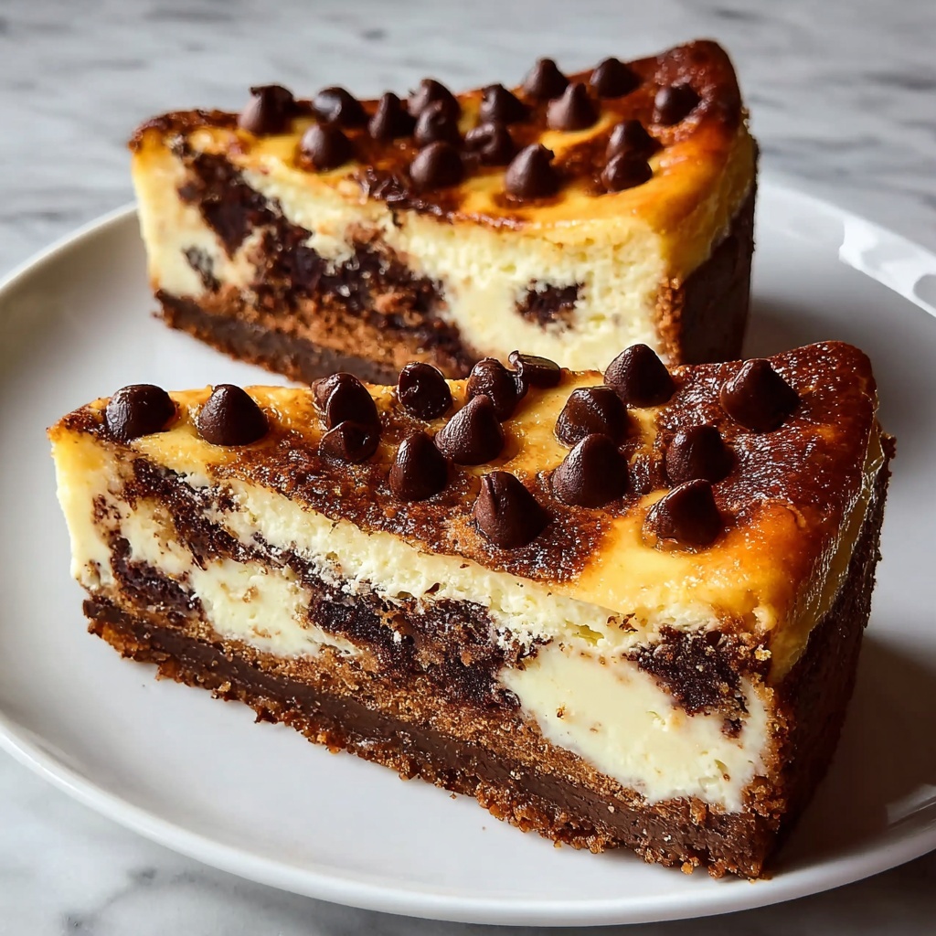 Peanut Butter Chocolate Chip Cookie Cheesecake Bars Recipe - Recipe Image