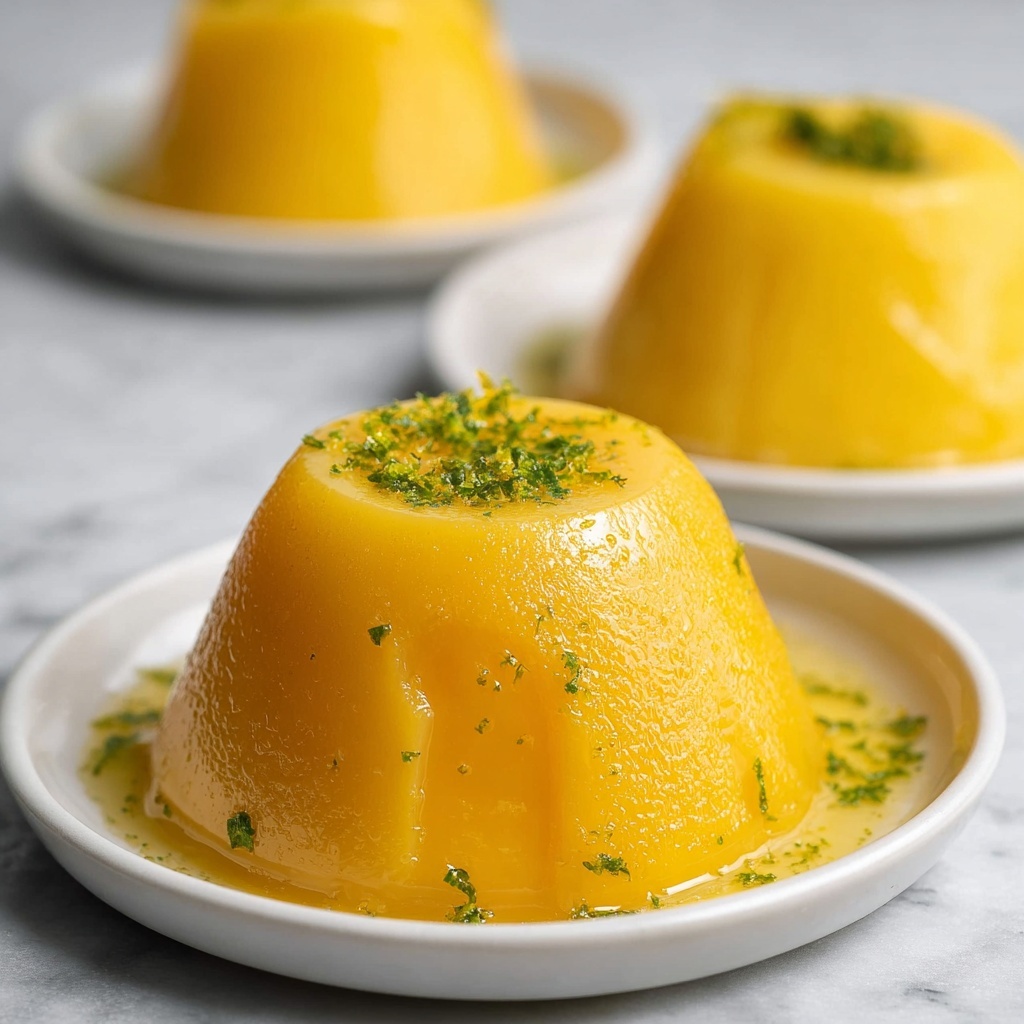 Vegan Mango Panna Cotta with Coconut Cream Recipe - Recipe Image