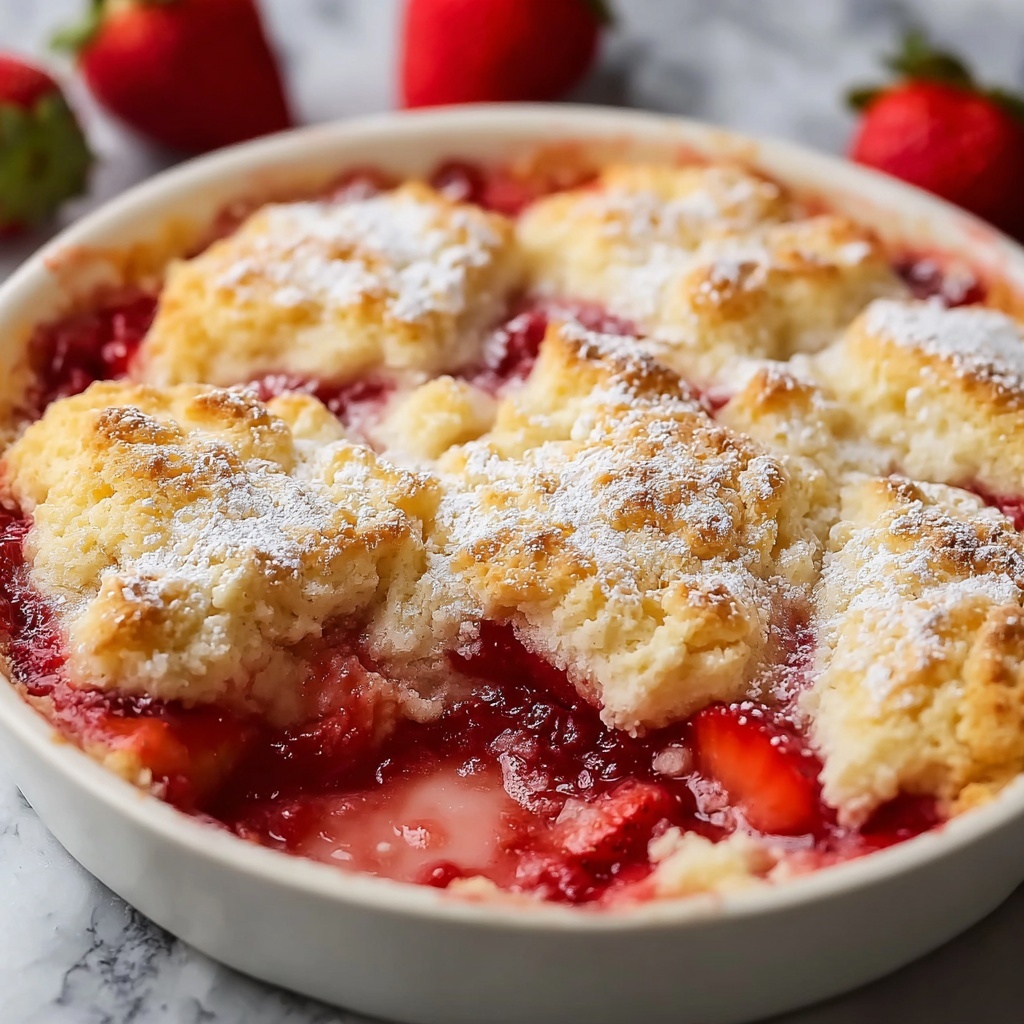 Strawberry Cheesecake Dump Cake Recipe - Recipe Image