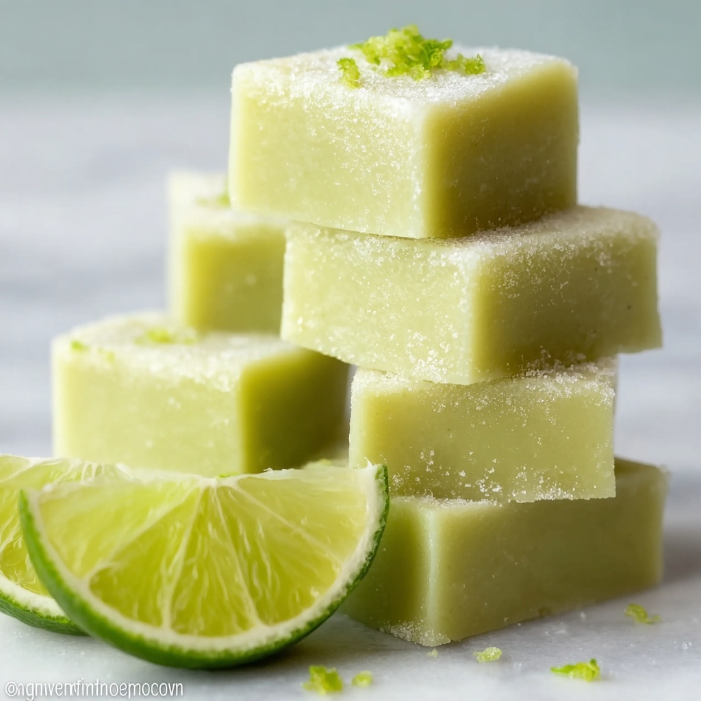 Creamy Key Lime Fudge: A Zesty Treat You'll Crave Recipe - Recipe Image