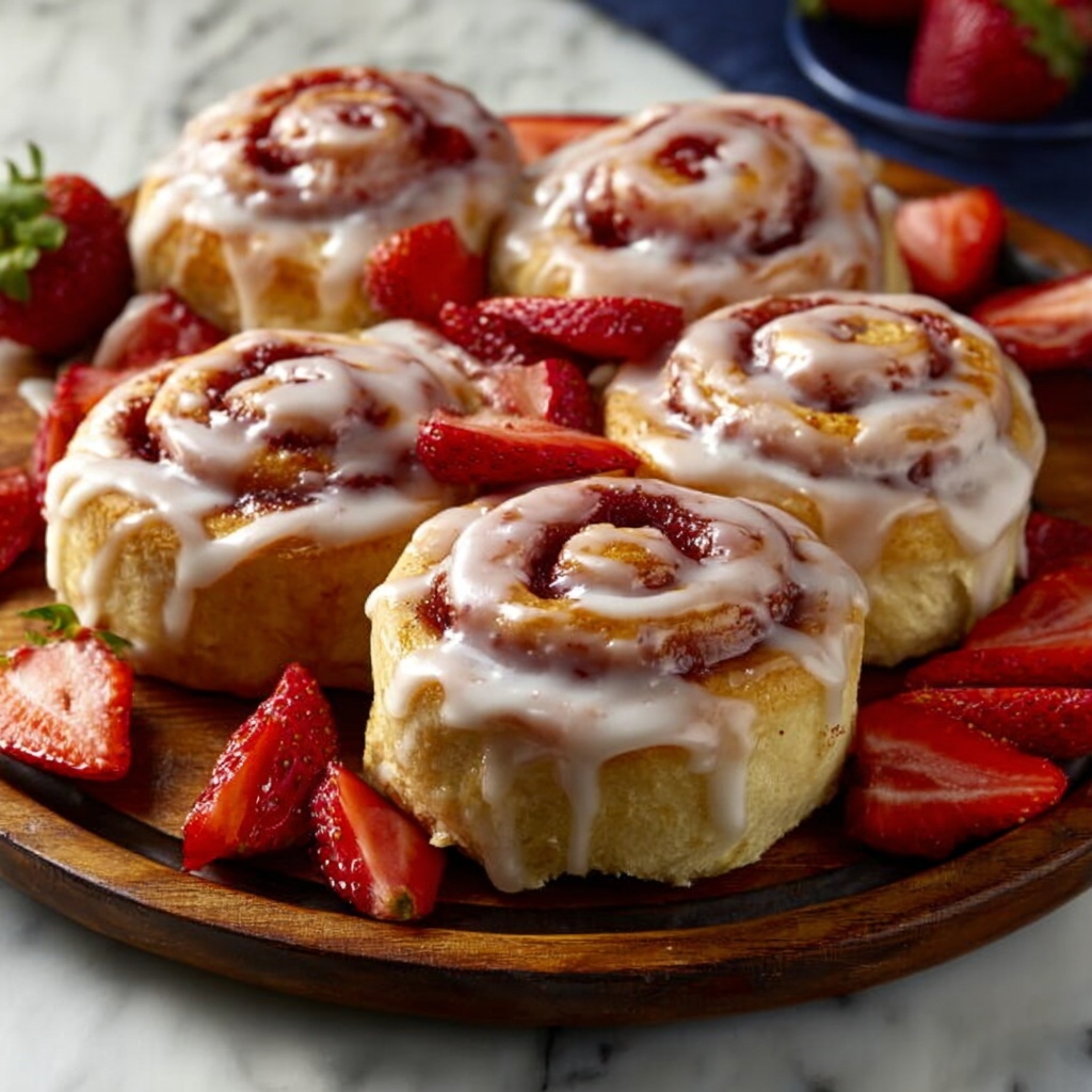 Strawberry Cheesecake Sweet Rolls: A Deliciously Easy Recipe to Indulge Your Sweet Tooth Recipe - Recipe Image
