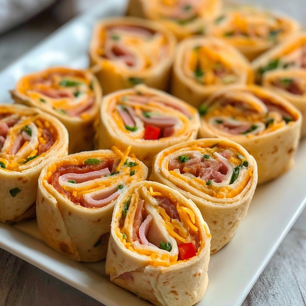 Easy Fiesta Roll Ups (Mexican Pinwheels Recipe) Recipe - Recipe Image