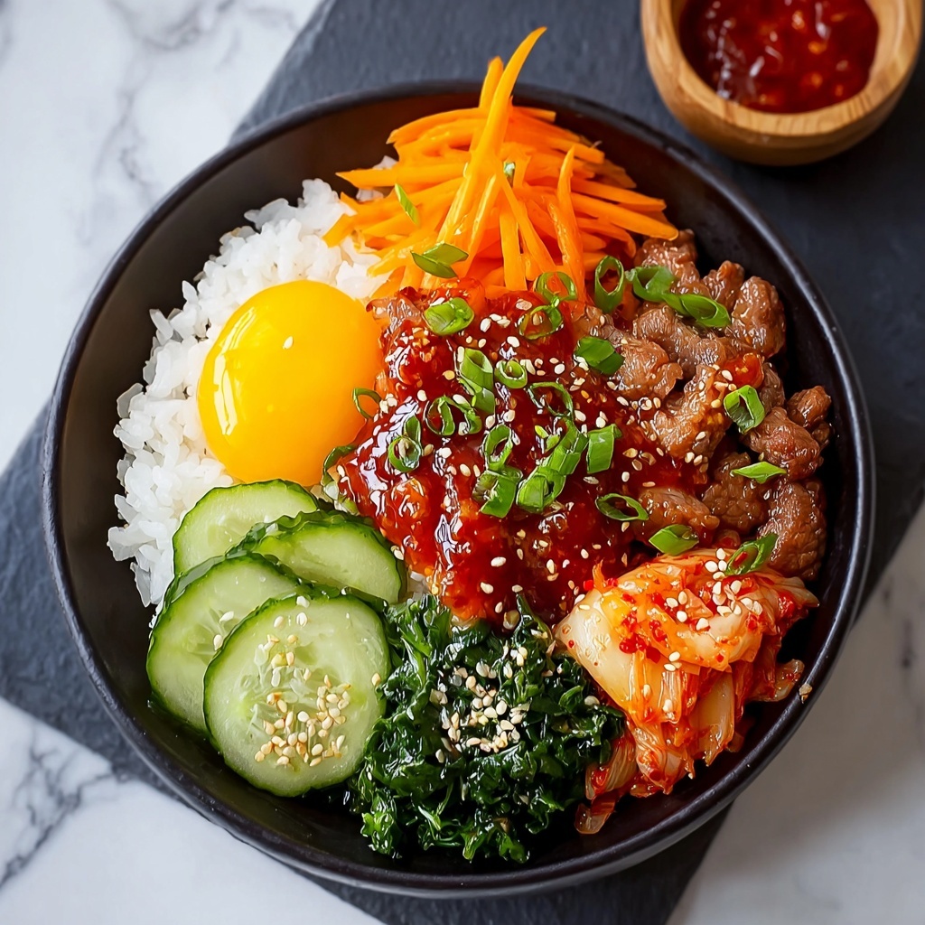 Korean Mixed Rice Bowl with Chili Paste Recipe - Recipe Image