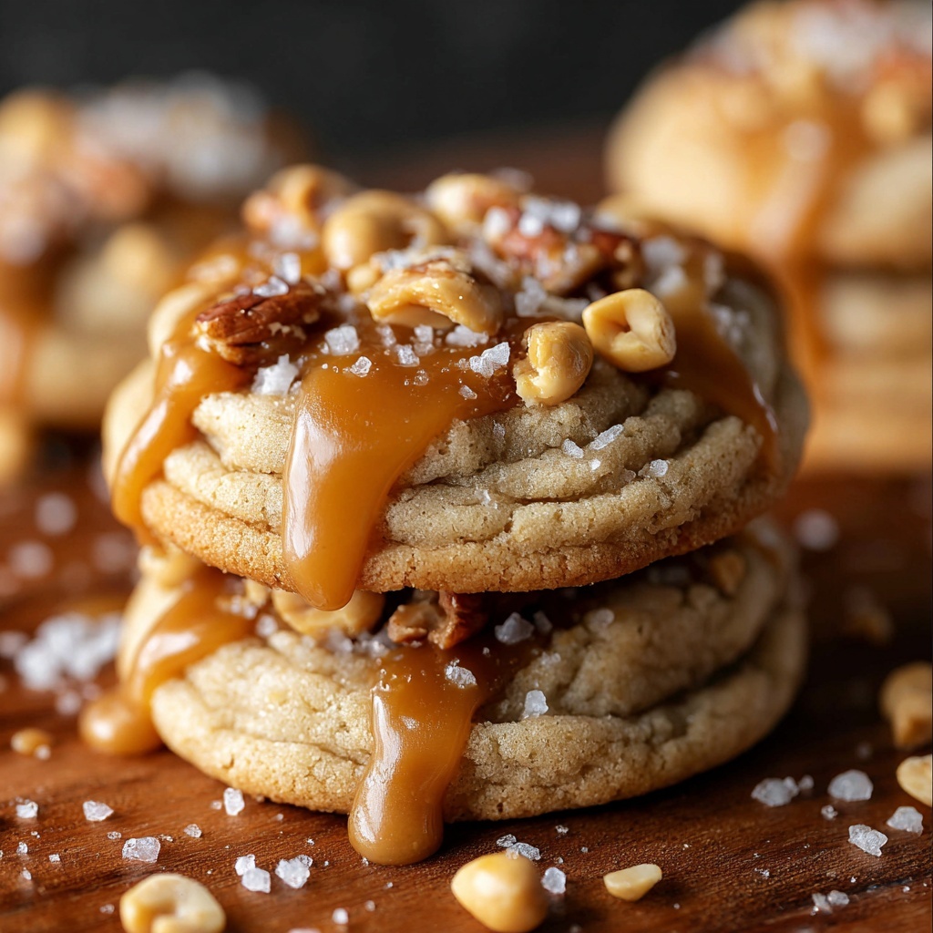 Salted Caramel Crunch Cookies Recipe - Recipe Image