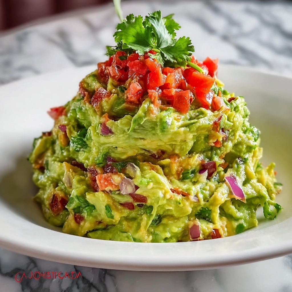 Creamy Homemade Guacamole Recipe - Recipe Image