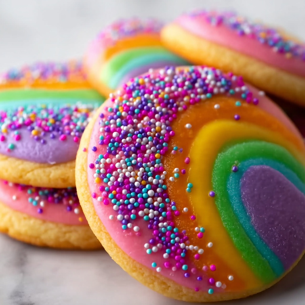 Rainbow Sugar Cookies Recipe - Recipe Image