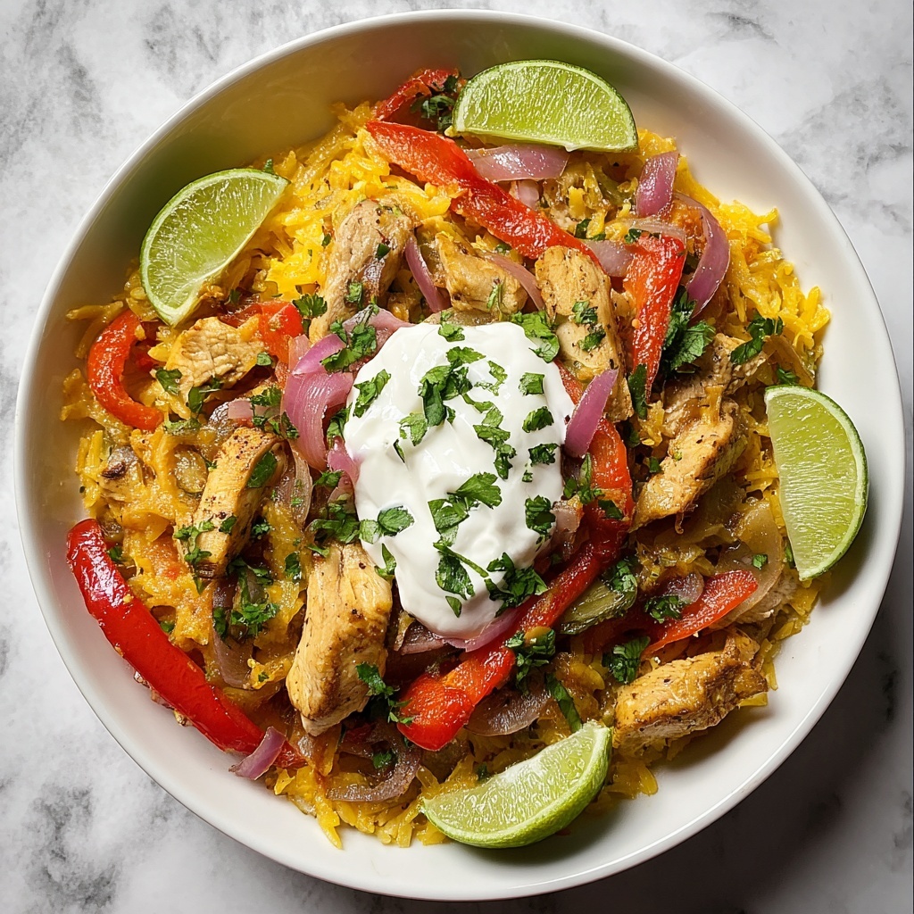 Fajita Chicken Casserole Recipe - Recipe Image