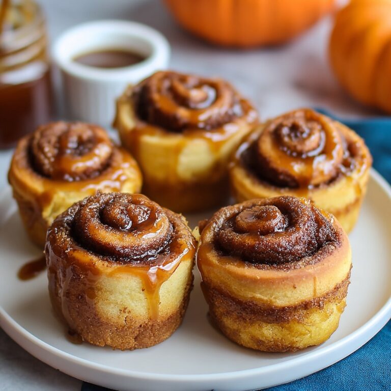 Pumpkin Cinnamon Roll Muffins Recipe