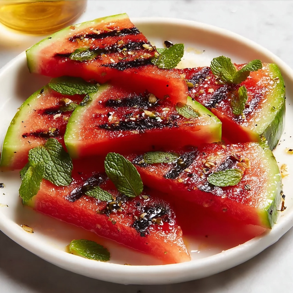 Grilled Watermelon with Mint Recipe - Recipe Image