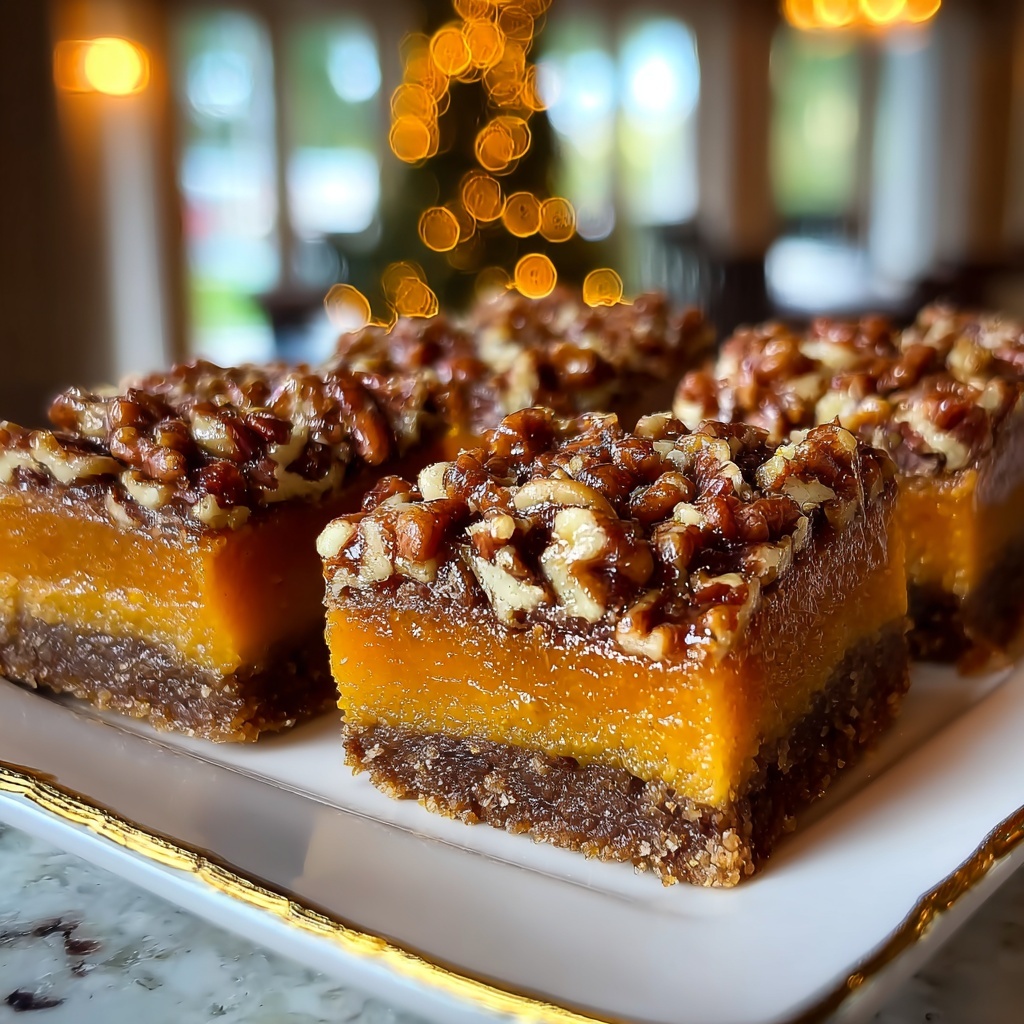 Sweet Potato Pecan Bars Recipe - Recipe Image
