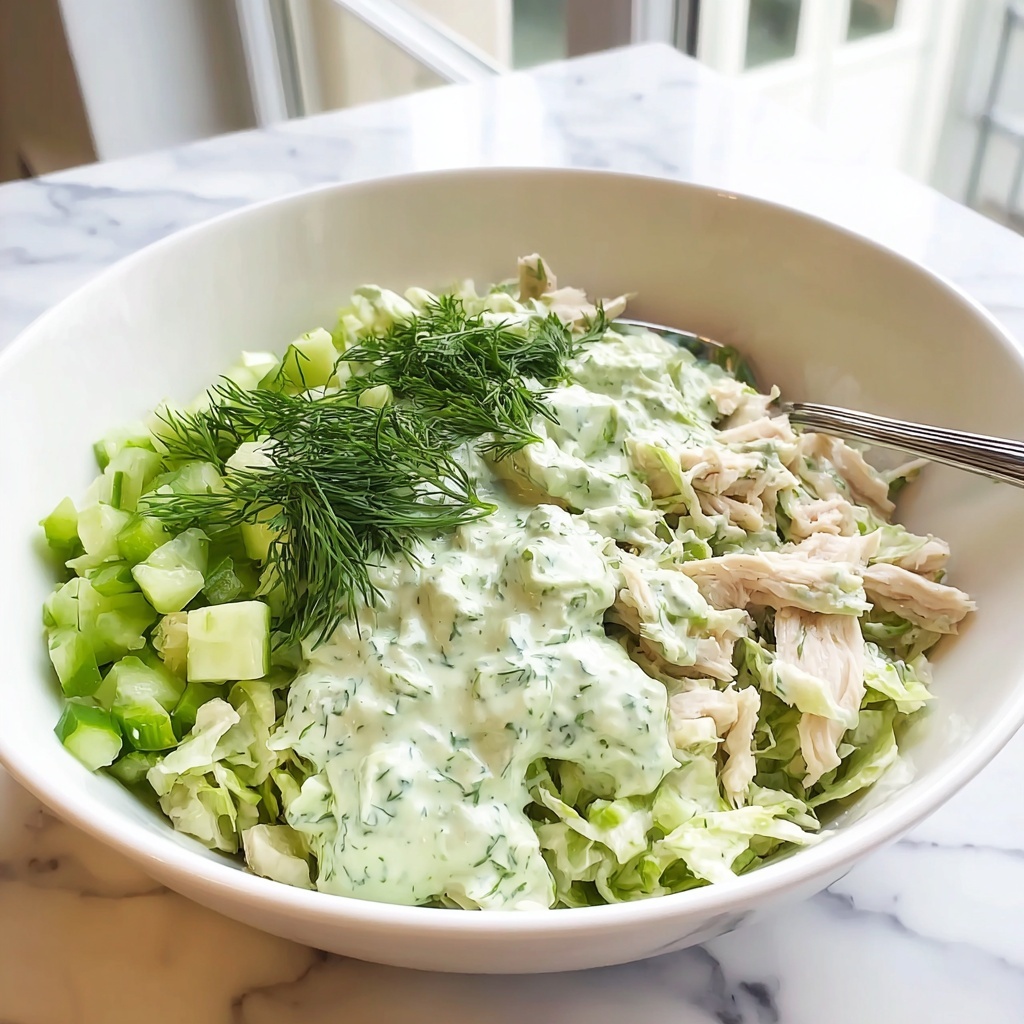 Tzatziki Chicken Salad: 5 Simple Steps to Delightful Flavor Recipe - Recipe Image