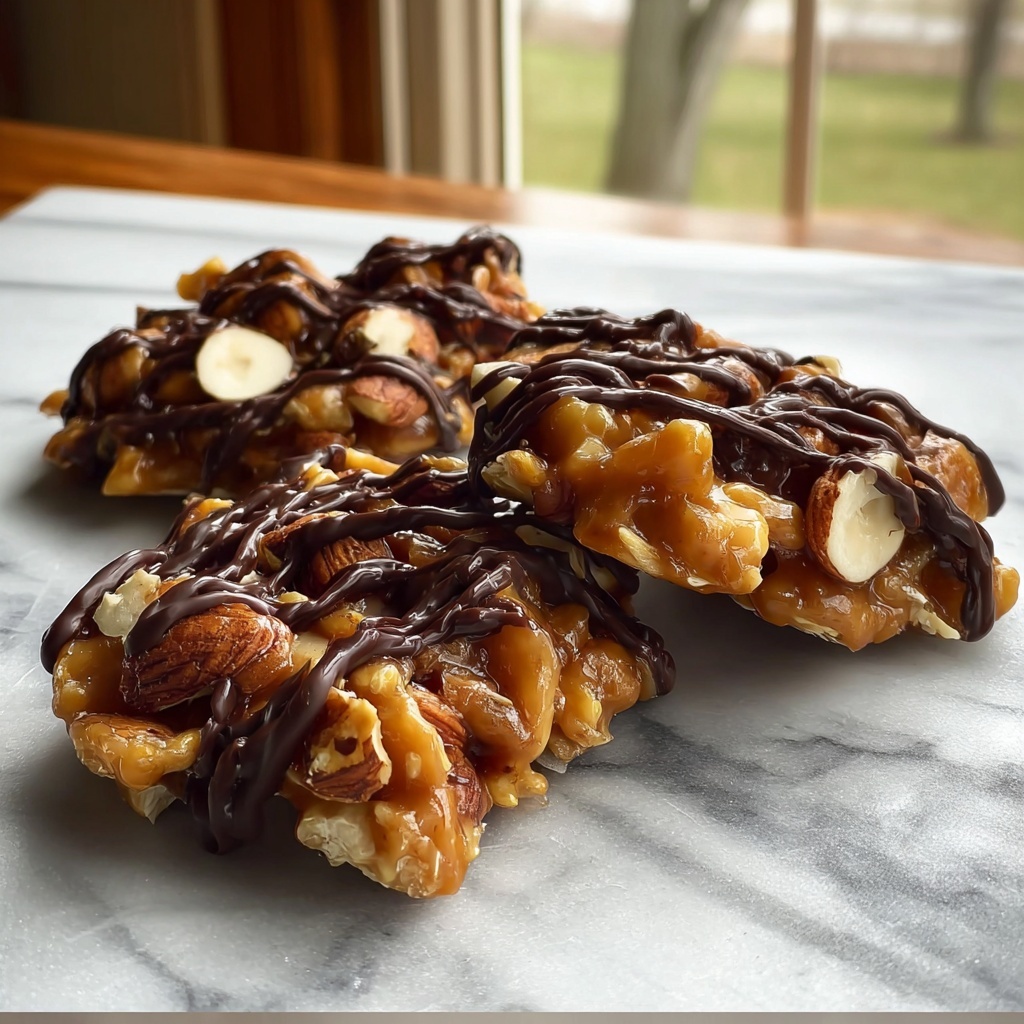 Christmas Caramel Nut Clusters Recipe - Recipe Image