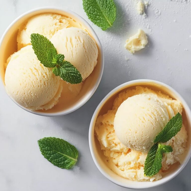 Cantaloupe-Mint Sorbet: Refreshing Bliss for Hot Days Recipe