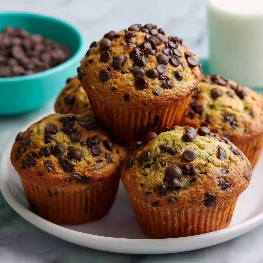 Chocolate Chip Zucchini Muffins Recipe - Recipe Image
