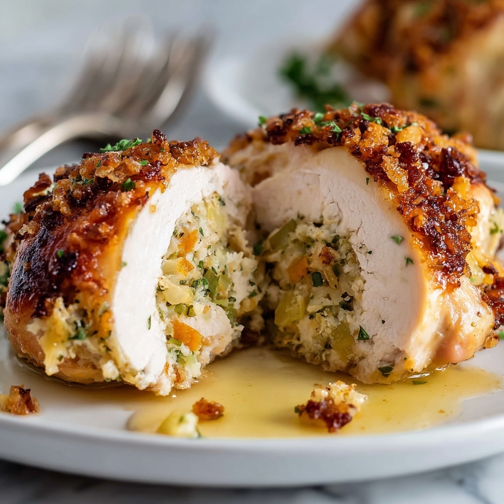 Stuffed Chicken Breast with Spinach and Mozzarella Recipe - Recipe Image