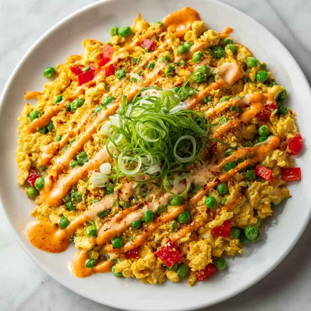 Garlic Bang Bang Veggie Fried Rice Recipe - Recipe Image