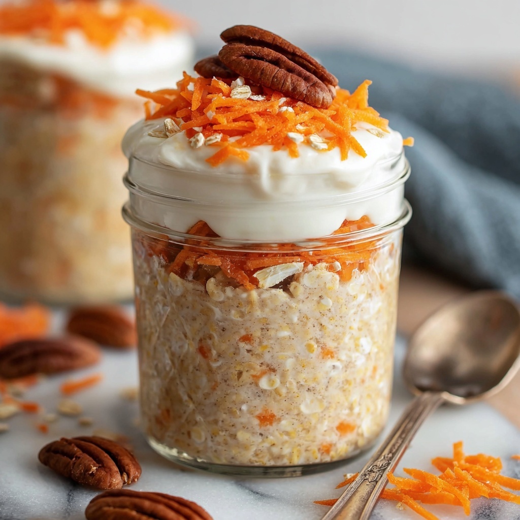 Carrot Cake Protein Overnight Oats Recipe - Recipe Image