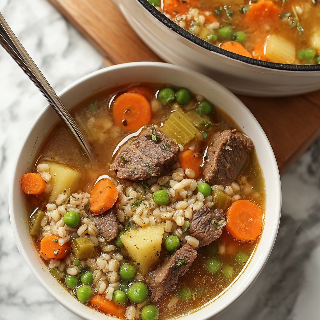 Old Fashioned Beef Barley Stew Recipe - Recipe Image