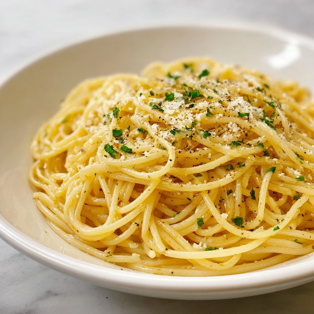 Spaghetti with Garlic and Oil (Aglio E Olio) Recipe - Recipe Image