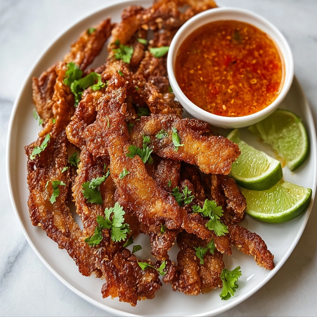 Crispy Pork Ear Strips Recipe - Recipe Image