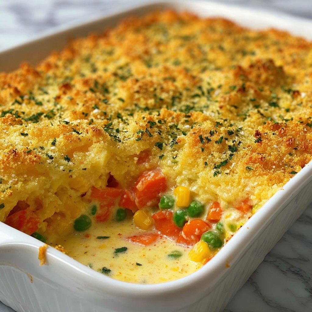 Creamy Vegetable Casserole Recipe - Recipe Image