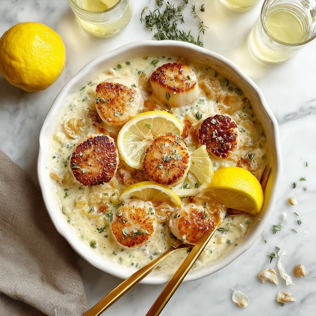 Lemon Butter Scallops Recipe - Recipe Image