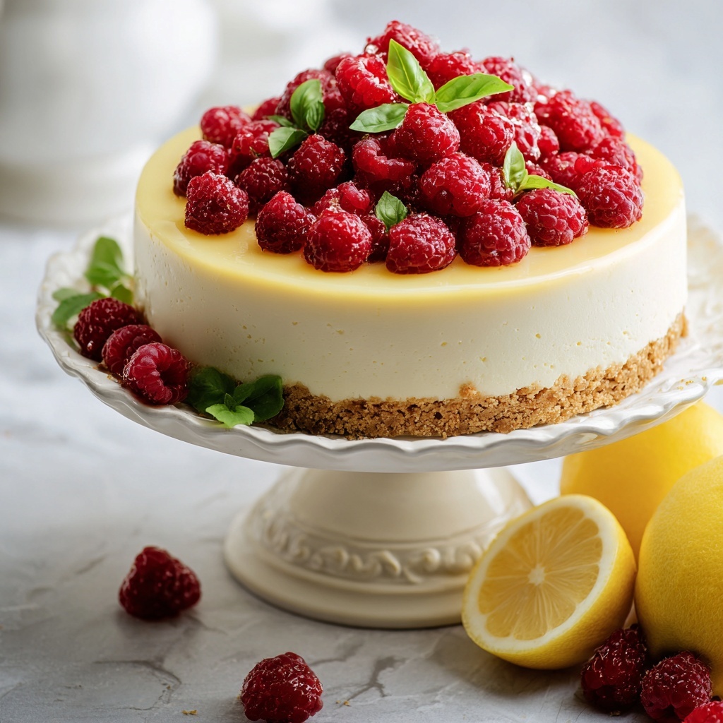 Raspberry Lemon Cheesecake Recipe - Recipe Image