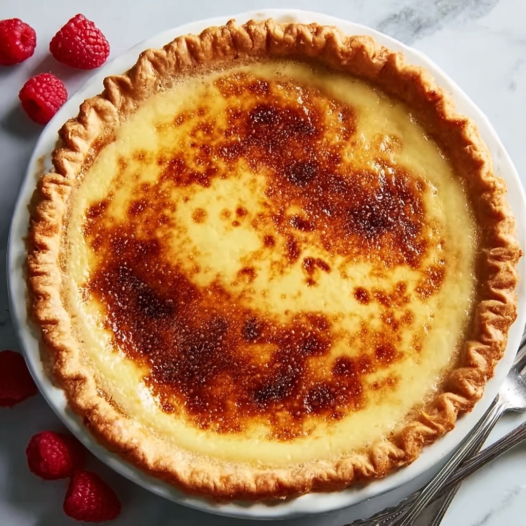 Creme Brulee Pie Recipe - Recipe Image