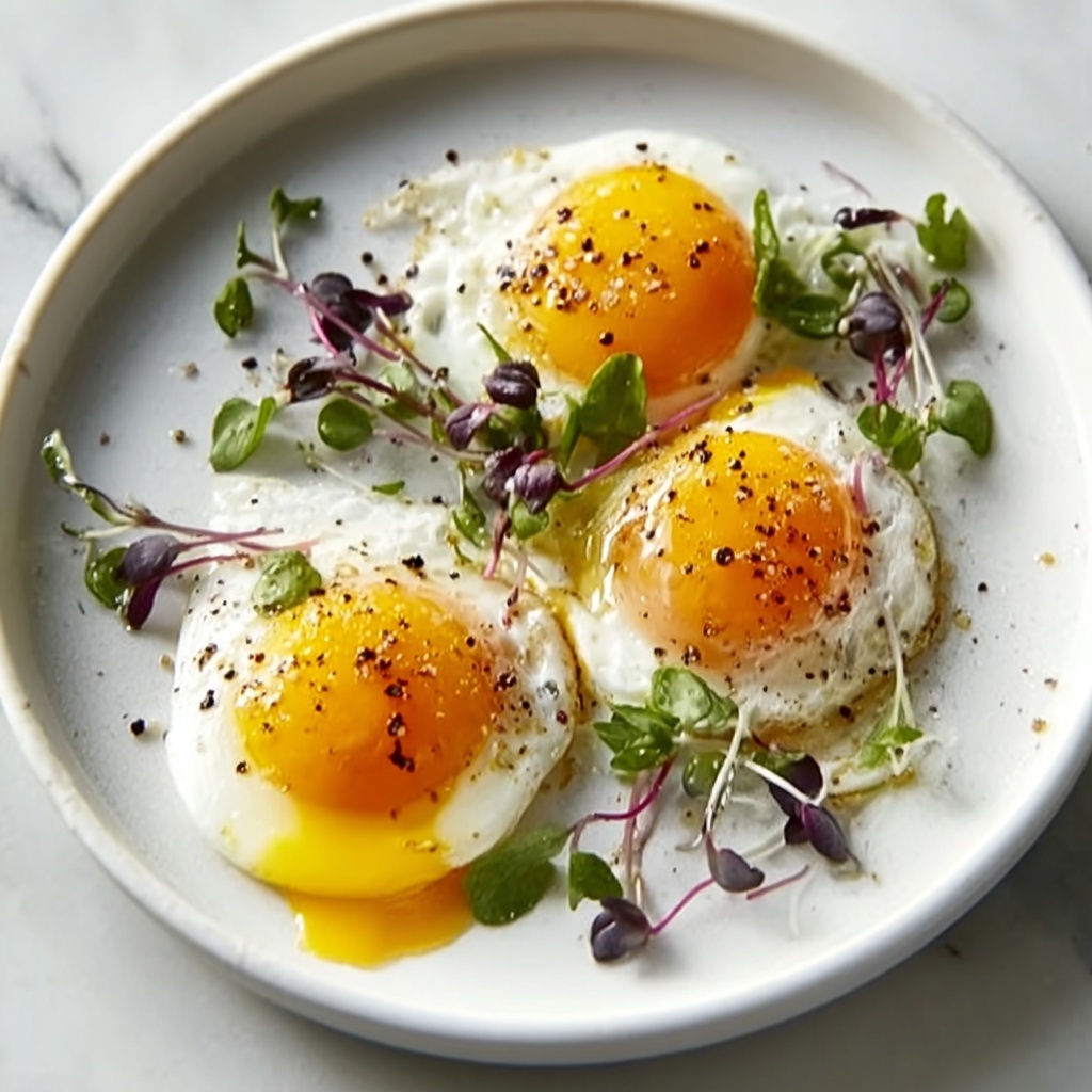 Sea Urchin Butter over Poached Eggs Recipe - Recipe Image