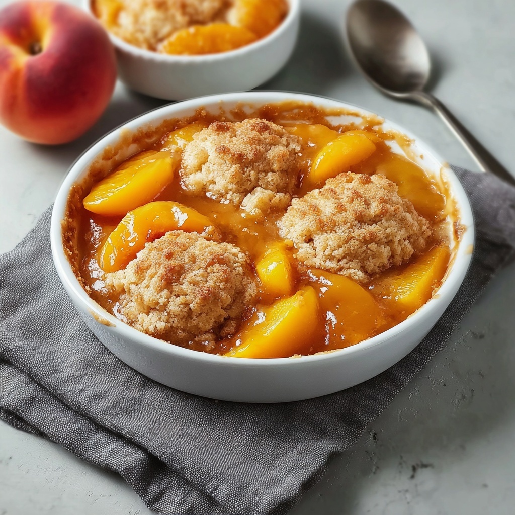 Irresistible Peach Cobbler That’ll Brighten Your Day Recipe - Recipe Image