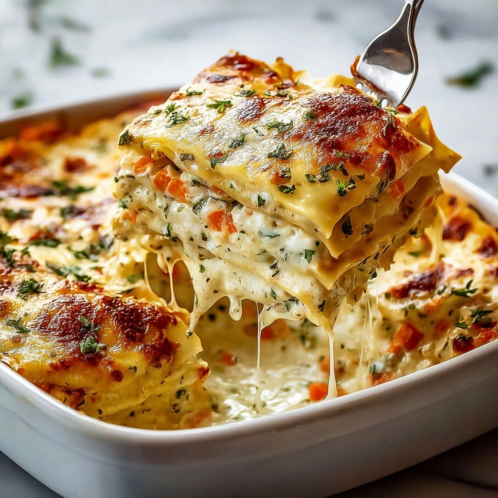 Seafood Lasagna with Creamy Cheese Recipe - Recipe Image