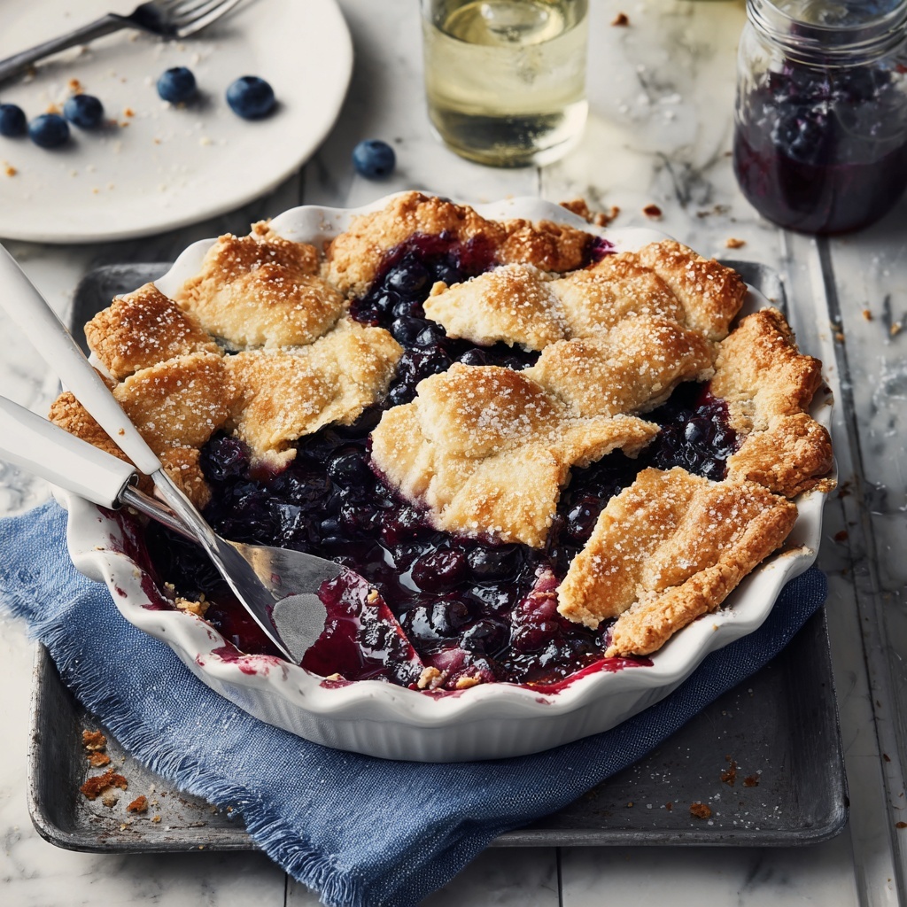 Blueberry Cobbler with Yellow Cake Mix Recipe - Recipe Image