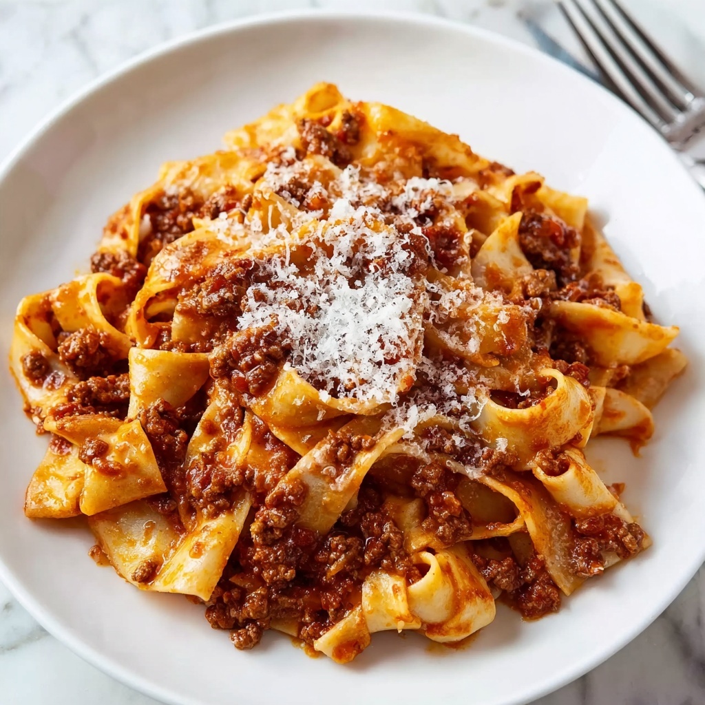 Tuscan Ragu with Beef and Pork Sausage Recipe - Recipe Image