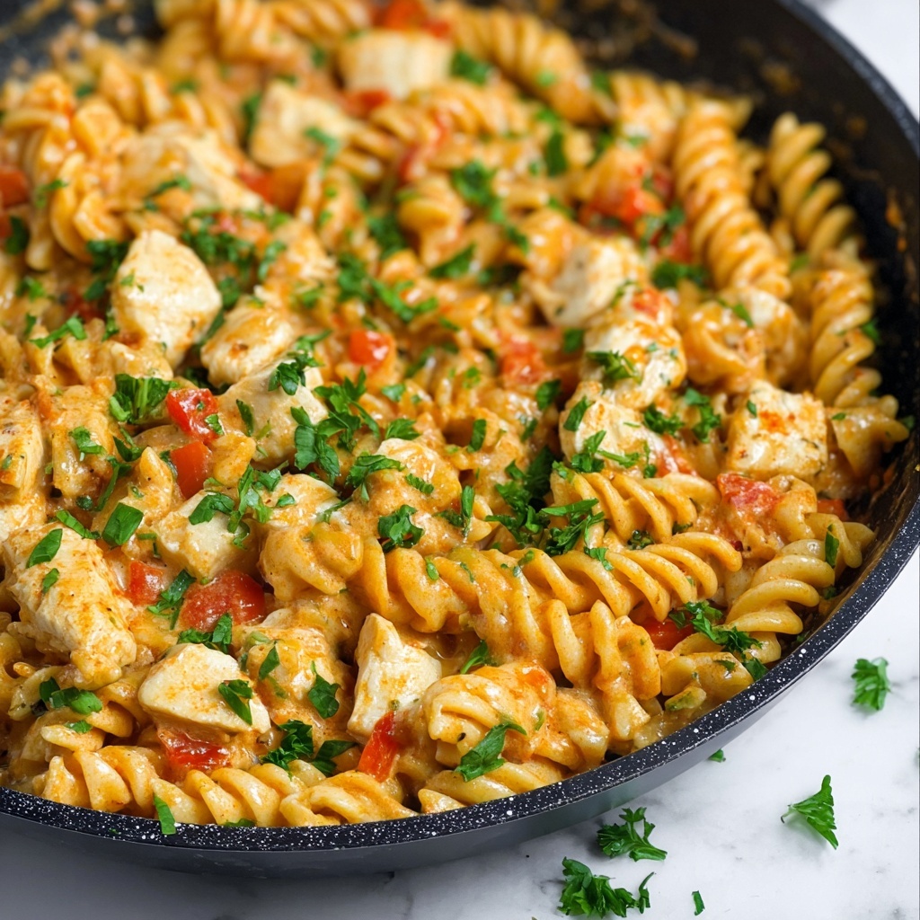Creamy Tomato Chicken Pasta Recipe - Recipe Image