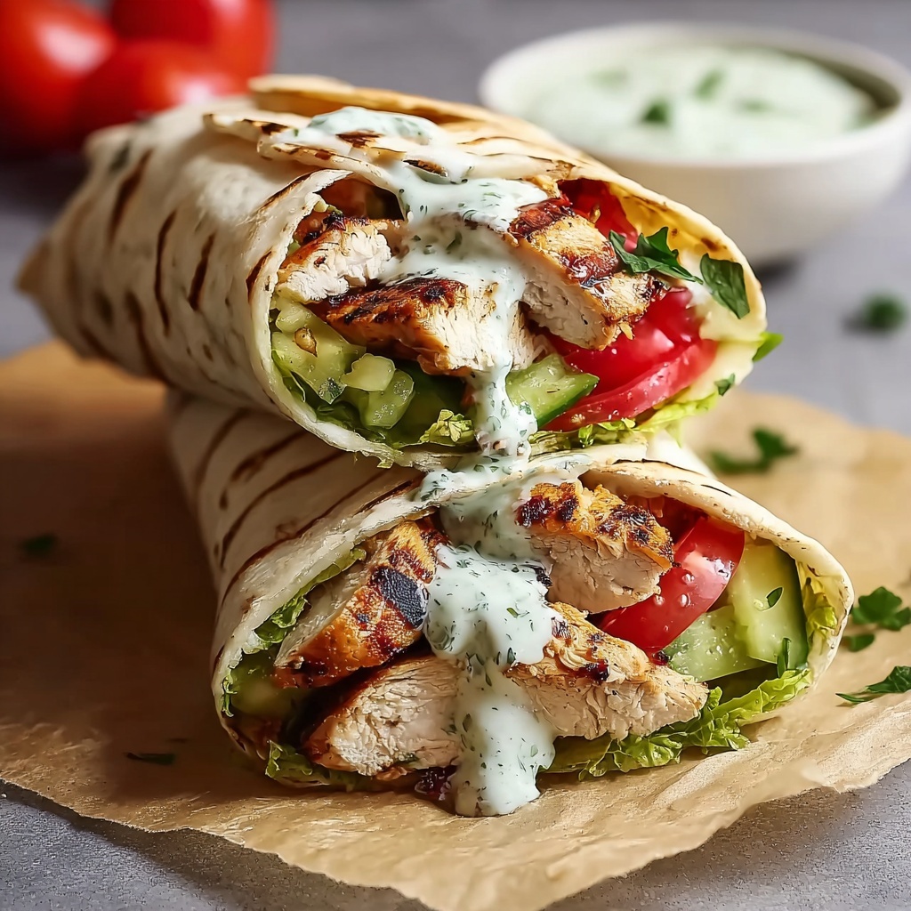 Greek Chicken Gyros Recipe - Recipe Image