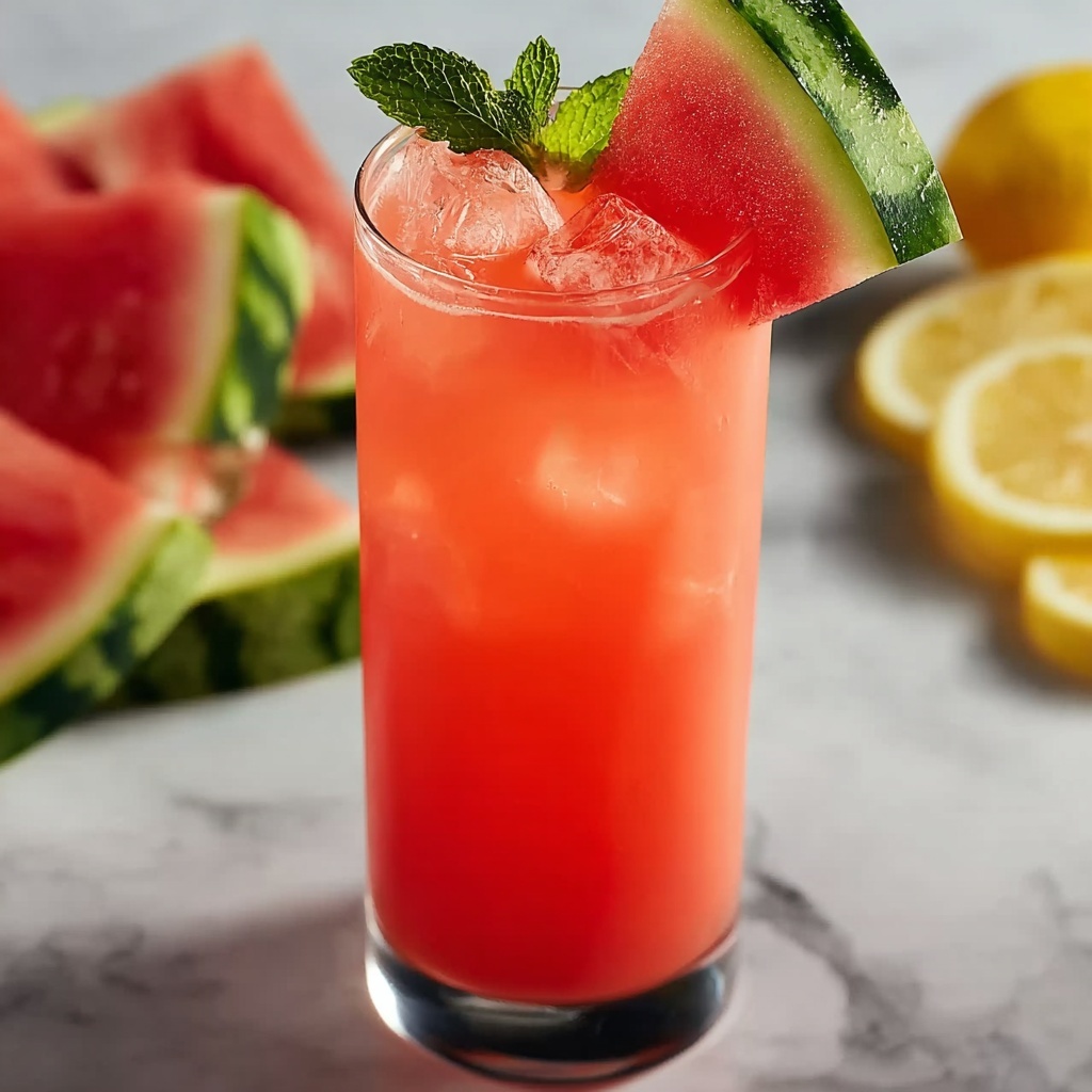 Refresh Your Summer with Homemade Watermelon Lemonade Recipe - Recipe Image