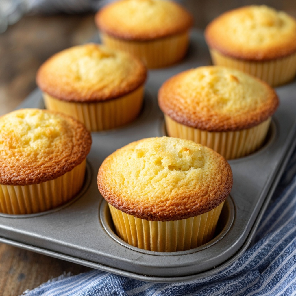 Sweet Cornbread Muffins Recipe - Recipe Image