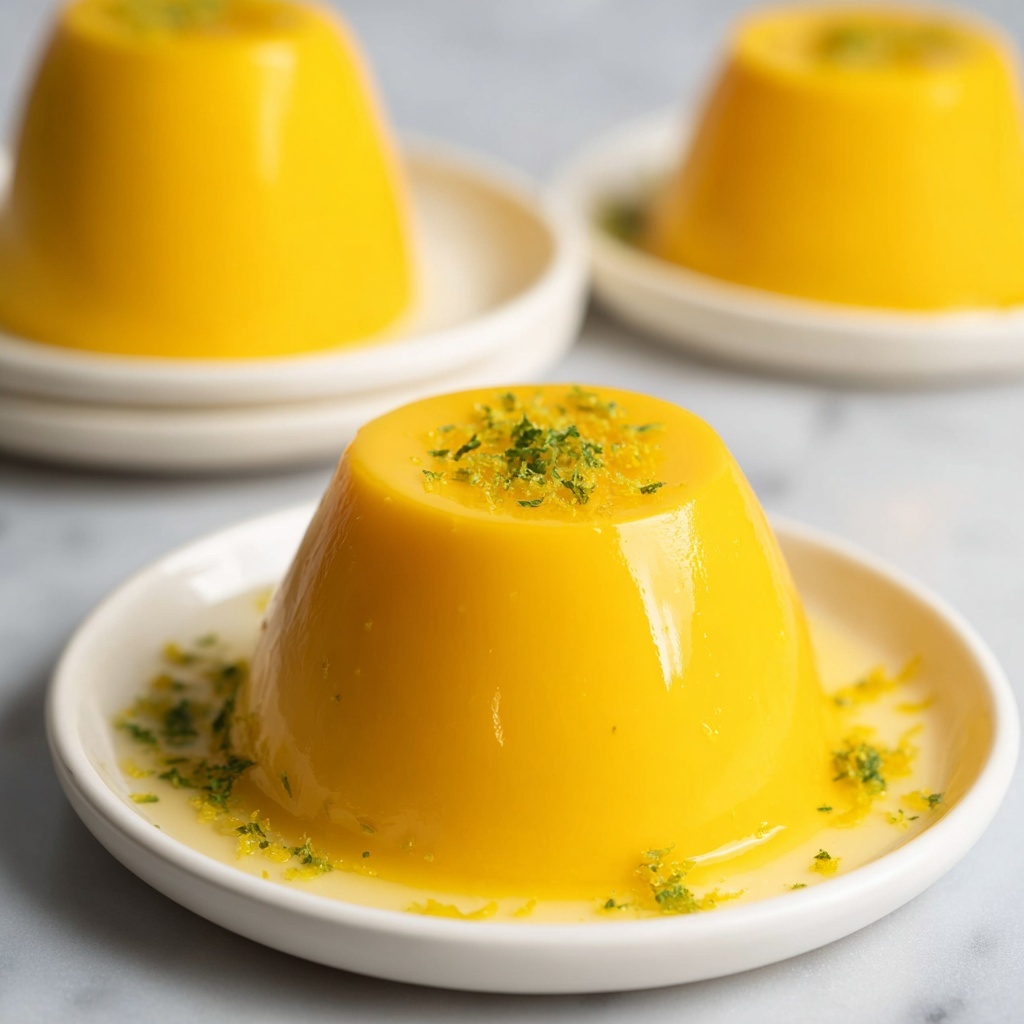 Vegan Mango Panna Cotta with Coconut Cream Recipe - Recipe Image