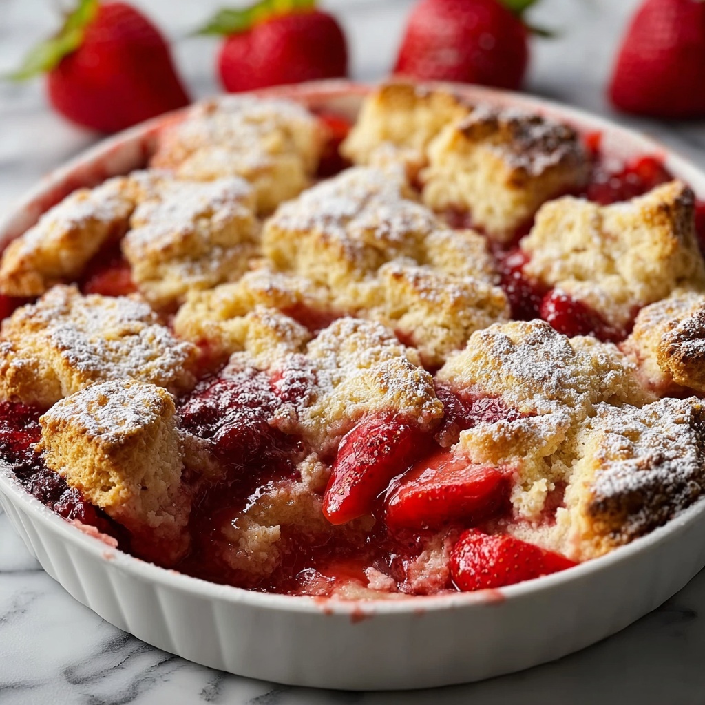 Strawberry Cheesecake Dump Cake Recipe - Recipe Image