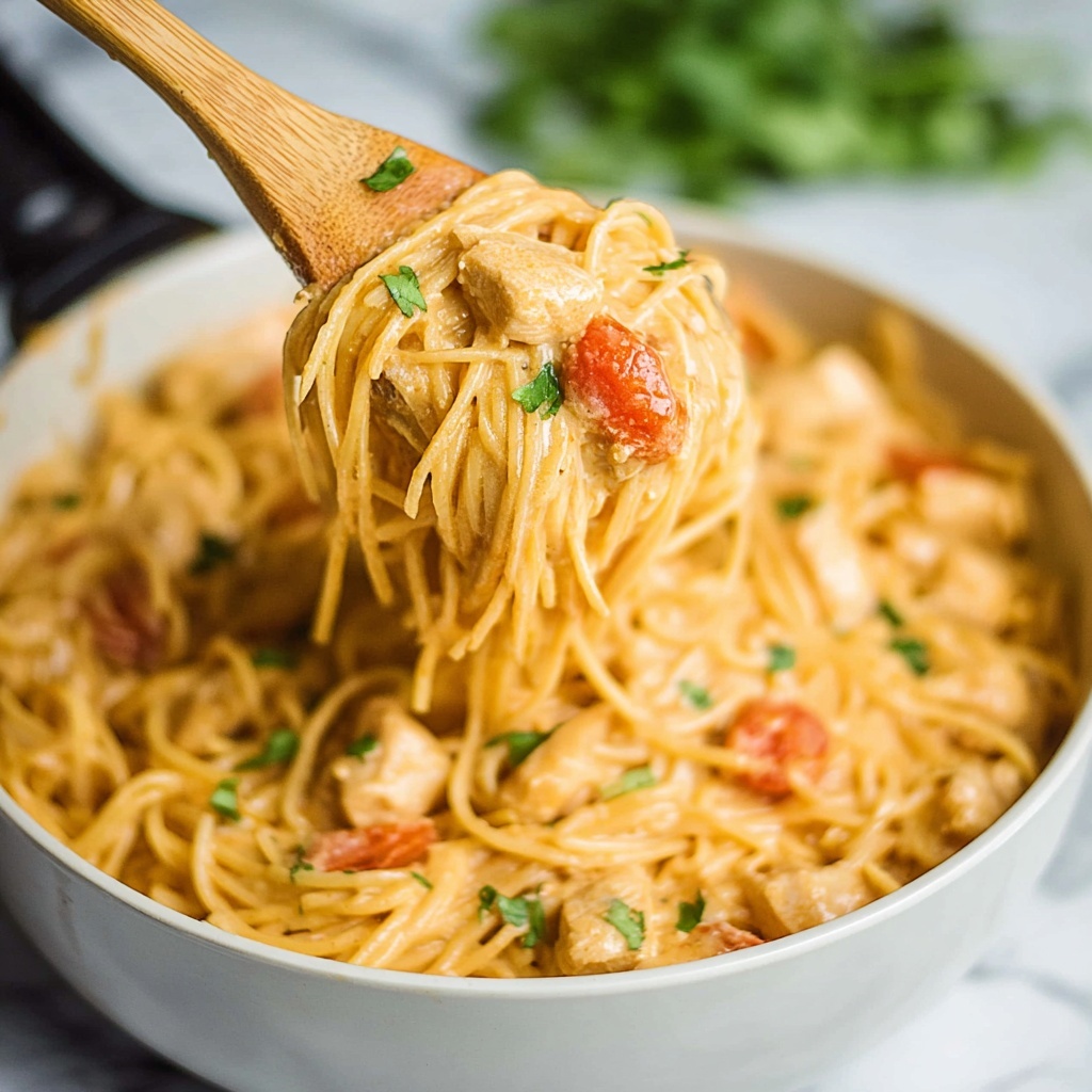 Chicken Spaghetti with Velveeta Recipe - Recipe Image