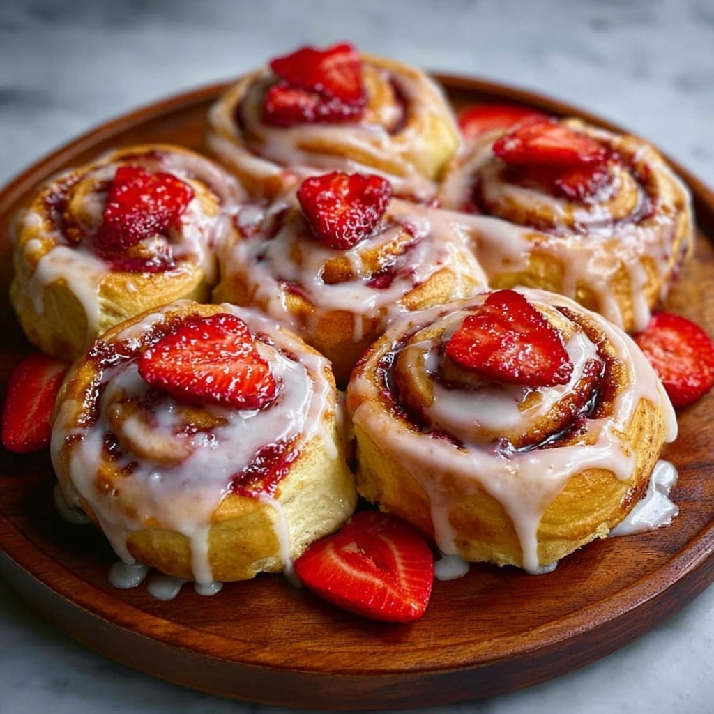 Strawberry Cheesecake Sweet Rolls: A Deliciously Easy Recipe to Indulge Your Sweet Tooth Recipe - Recipe Image