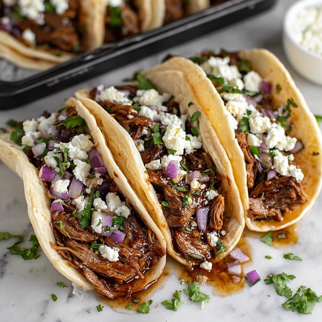 Slow Cooker BBQ Beef Brisket Tacos Recipe - Recipe Image