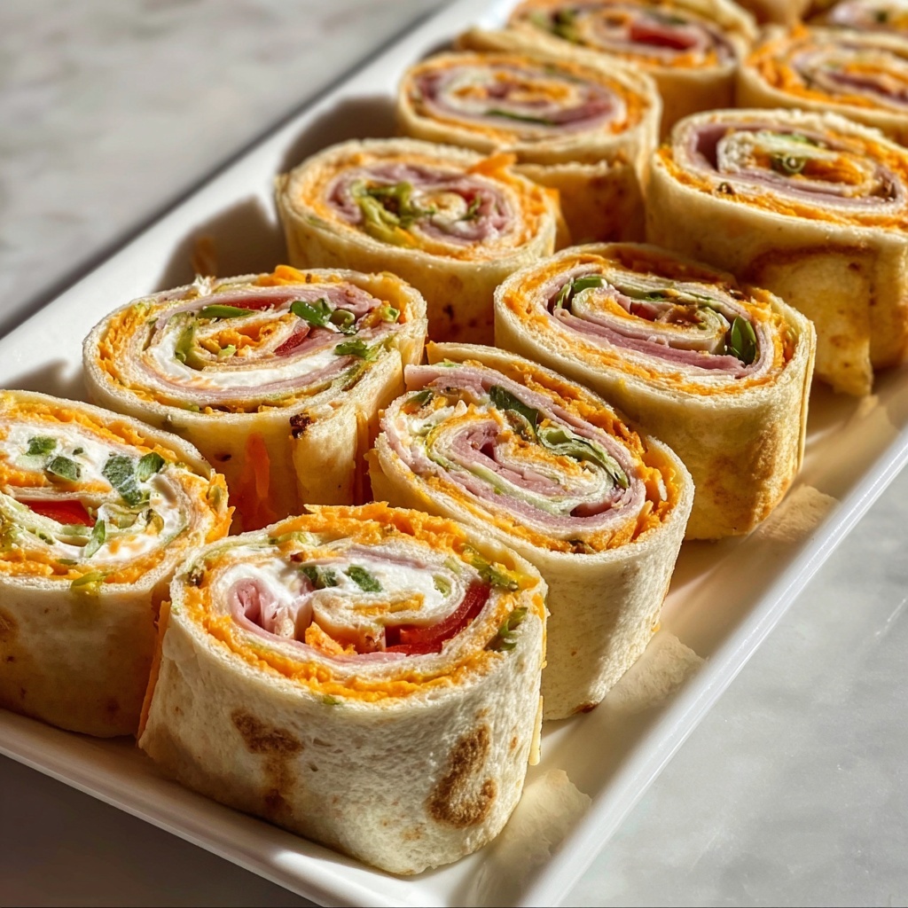 Easy Fiesta Roll Ups (Mexican Pinwheels Recipe) Recipe - Recipe Image