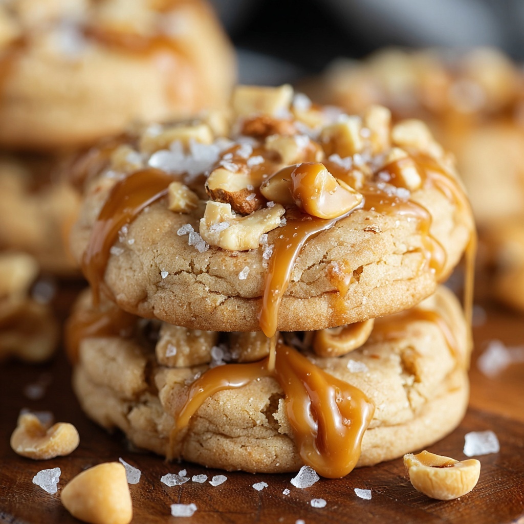 Salted Caramel Crunch Cookies Recipe - Recipe Image